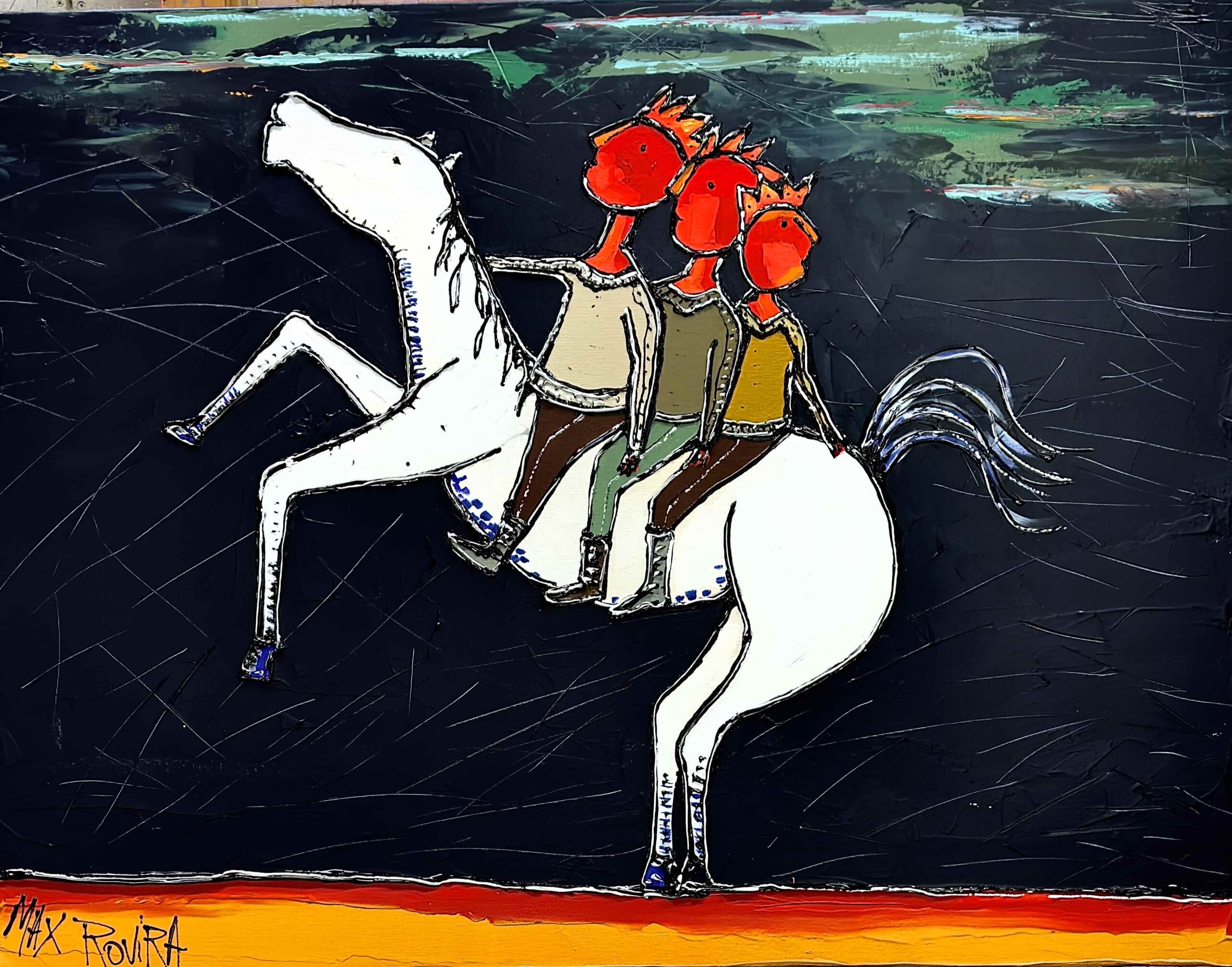 Œuvre de Max Rovira exposée à la Galerie Esquina à Dinan