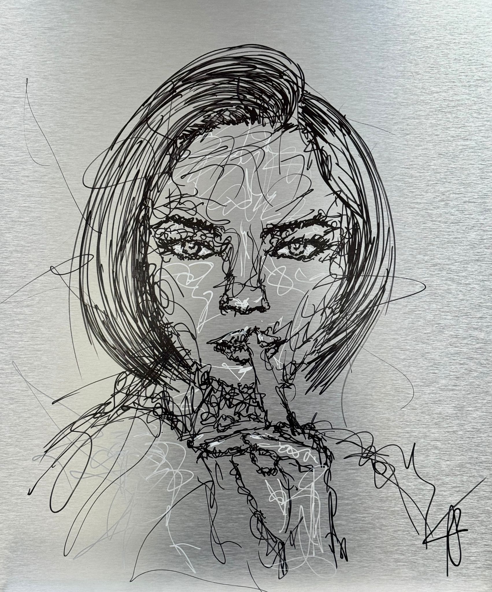Œuvre de Sébastien Allart exposée à la Galerie Esquina à Dinan