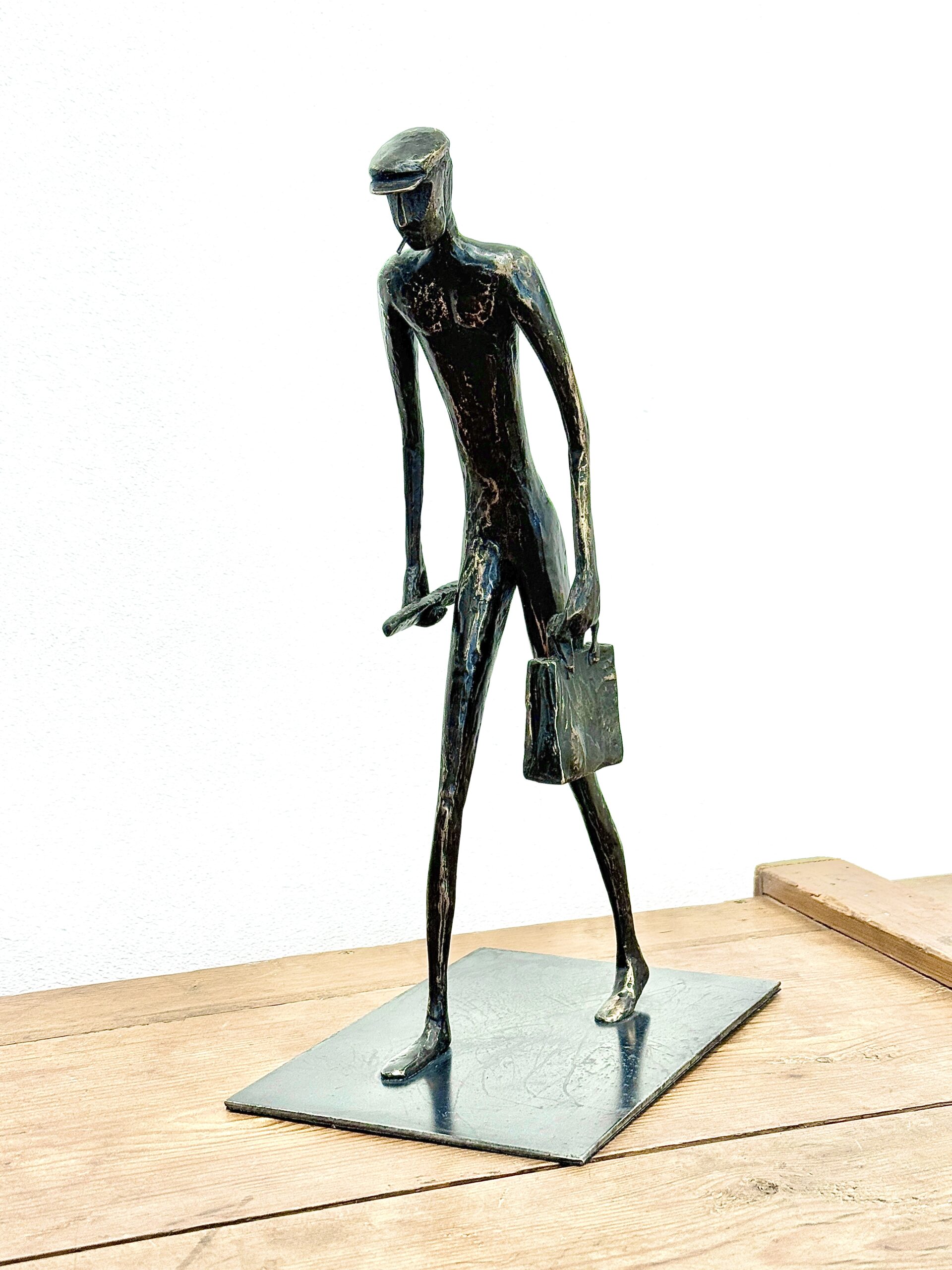 Sculpture contemporaine de Fabrice Dal'Secco exposée à la Galerie Esquina à Dinan