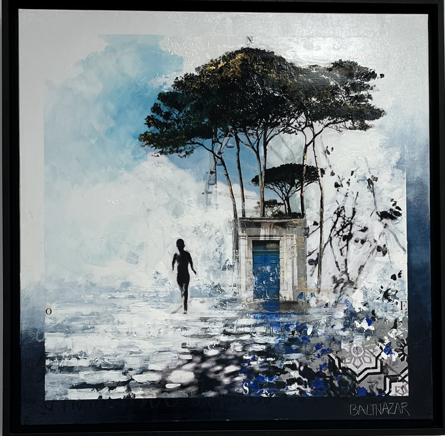 Œuvre de Balthazar exposée à la Galerie Esquina à Dinan