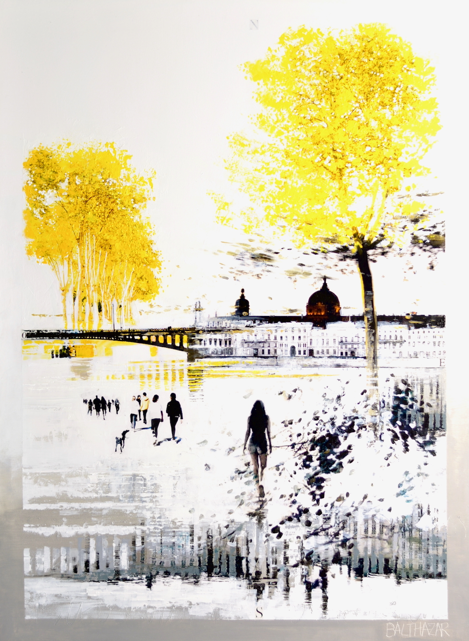 Œuvre de Balthazar exposée à la Galerie Esquina à Dinan