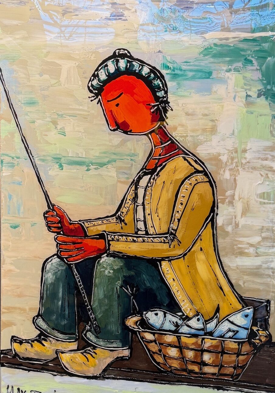Œuvre de Max Rovira exposée à la Galerie Esquina à Dinan