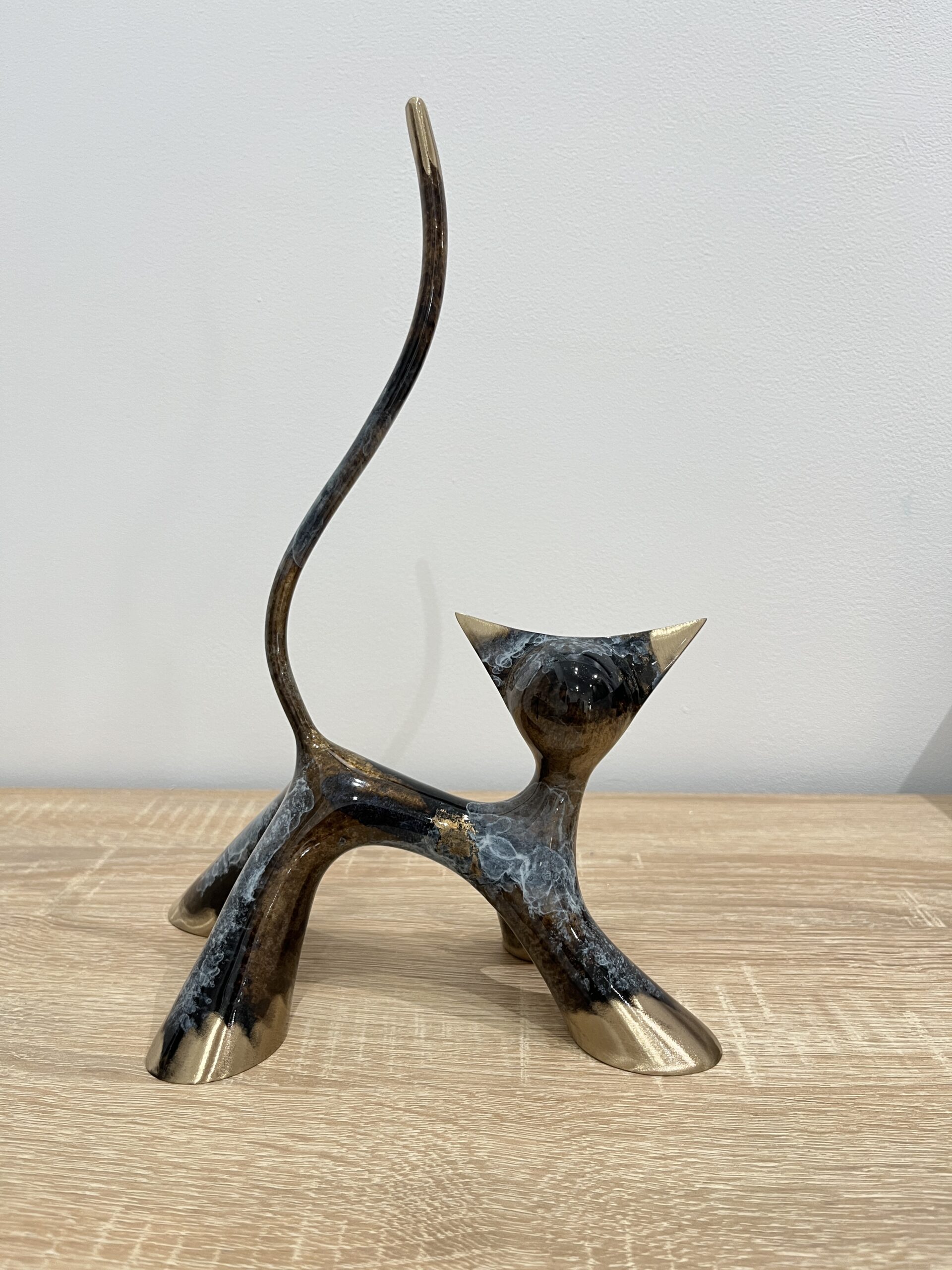 Petit Chaton Œuvre de Lolek exposée à la Galerie Esquina à Dinan