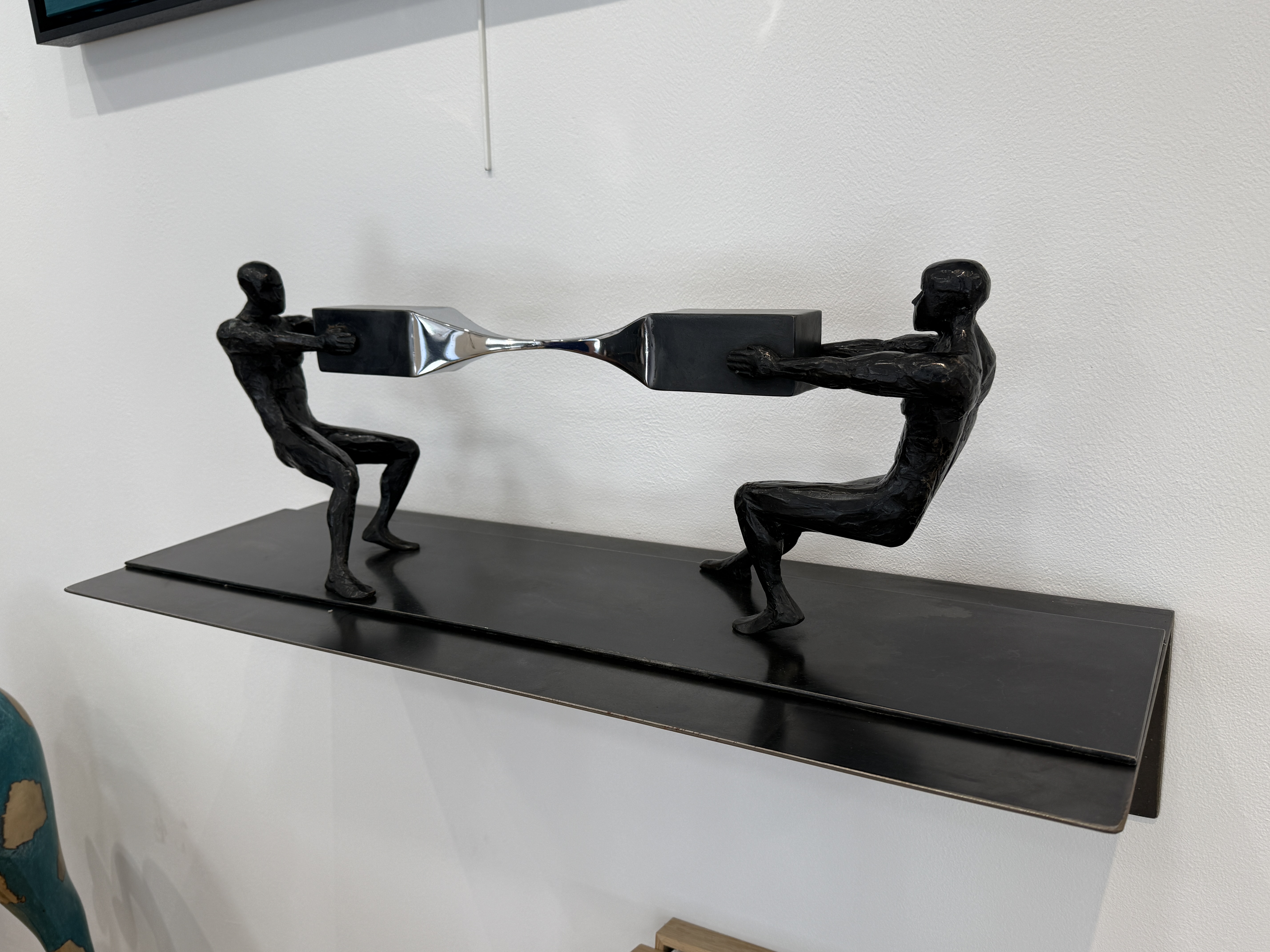 Sculpture contemporaine de Fabrice Dal'Secco exposée à la Galerie Esquina à Dinan